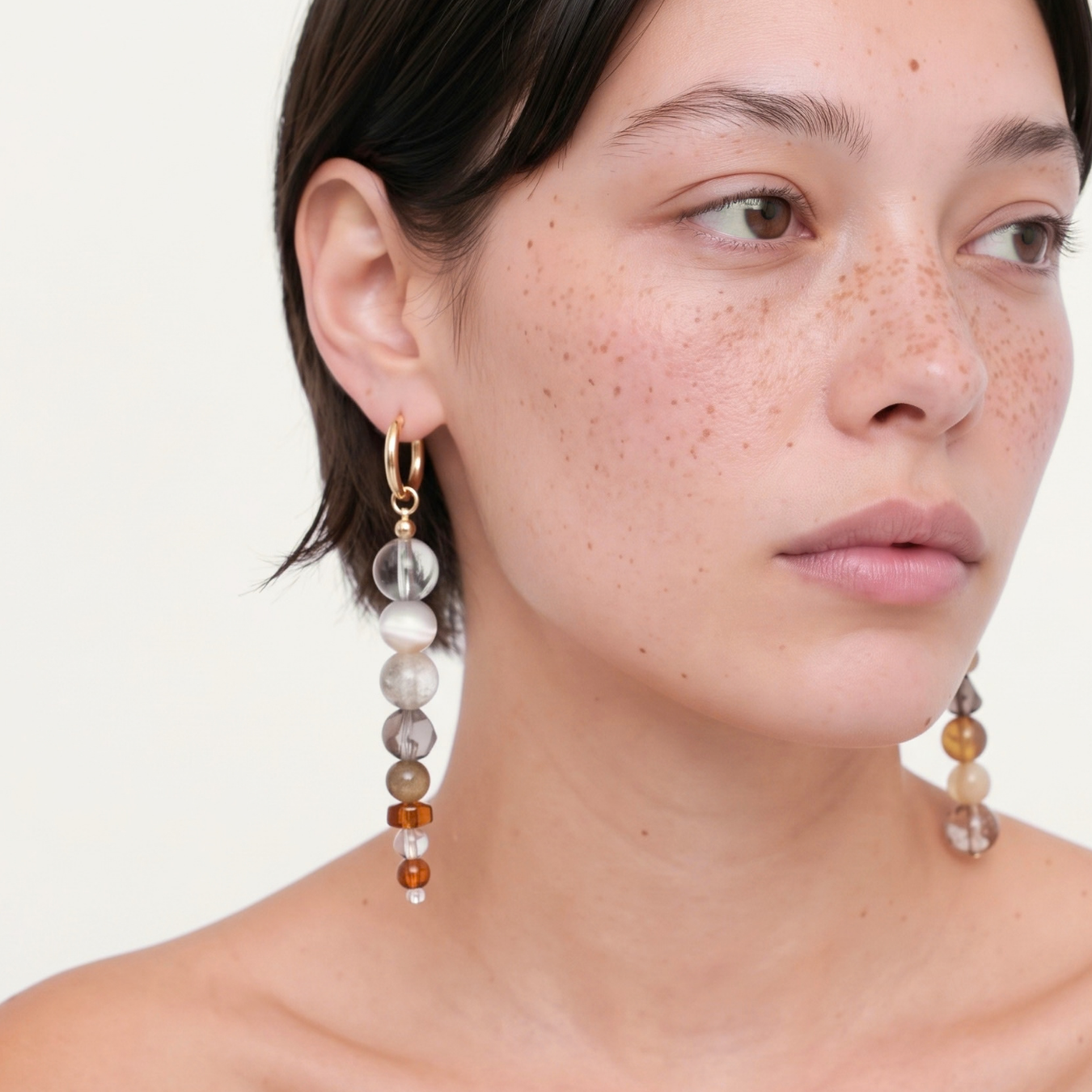 Mocha Tumble Earrings