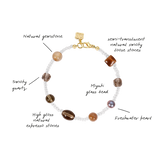 Mocha Dot Bracelet