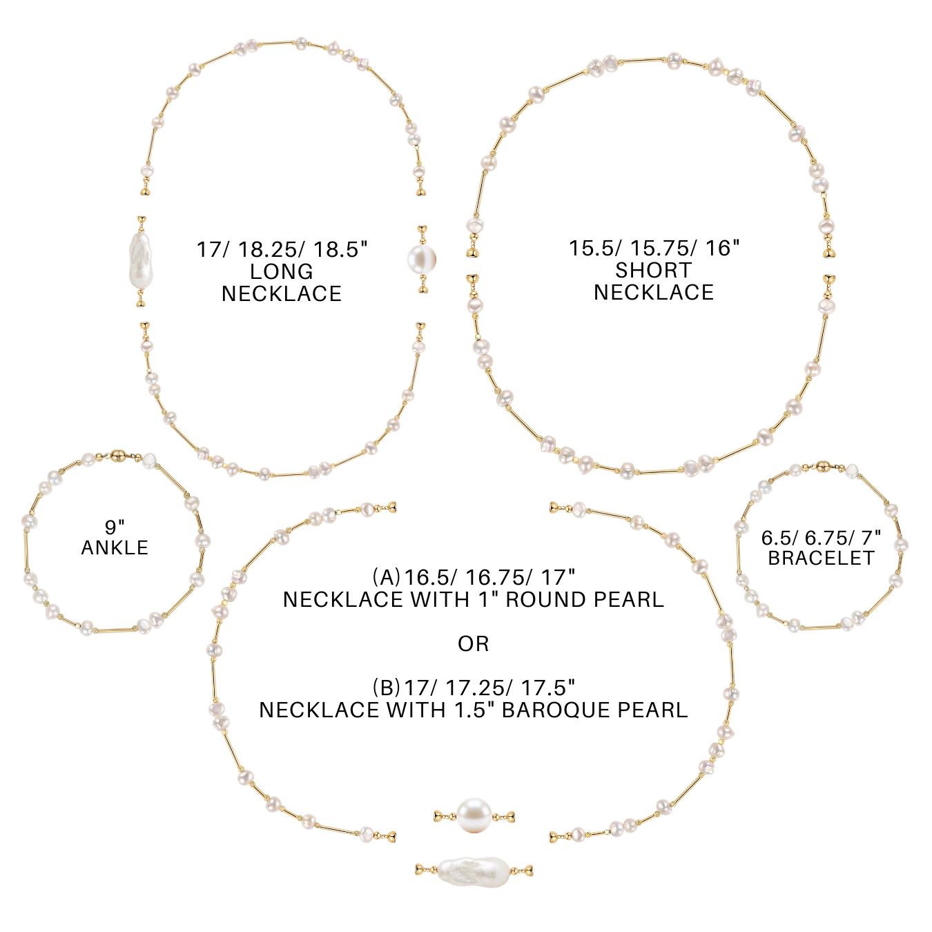 MODERNIST PEARLS SET
