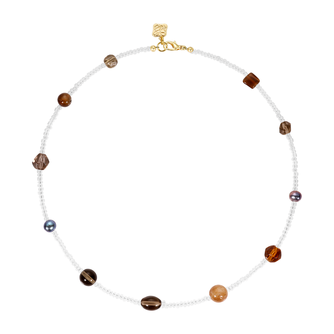 Mocha Dot Necklace