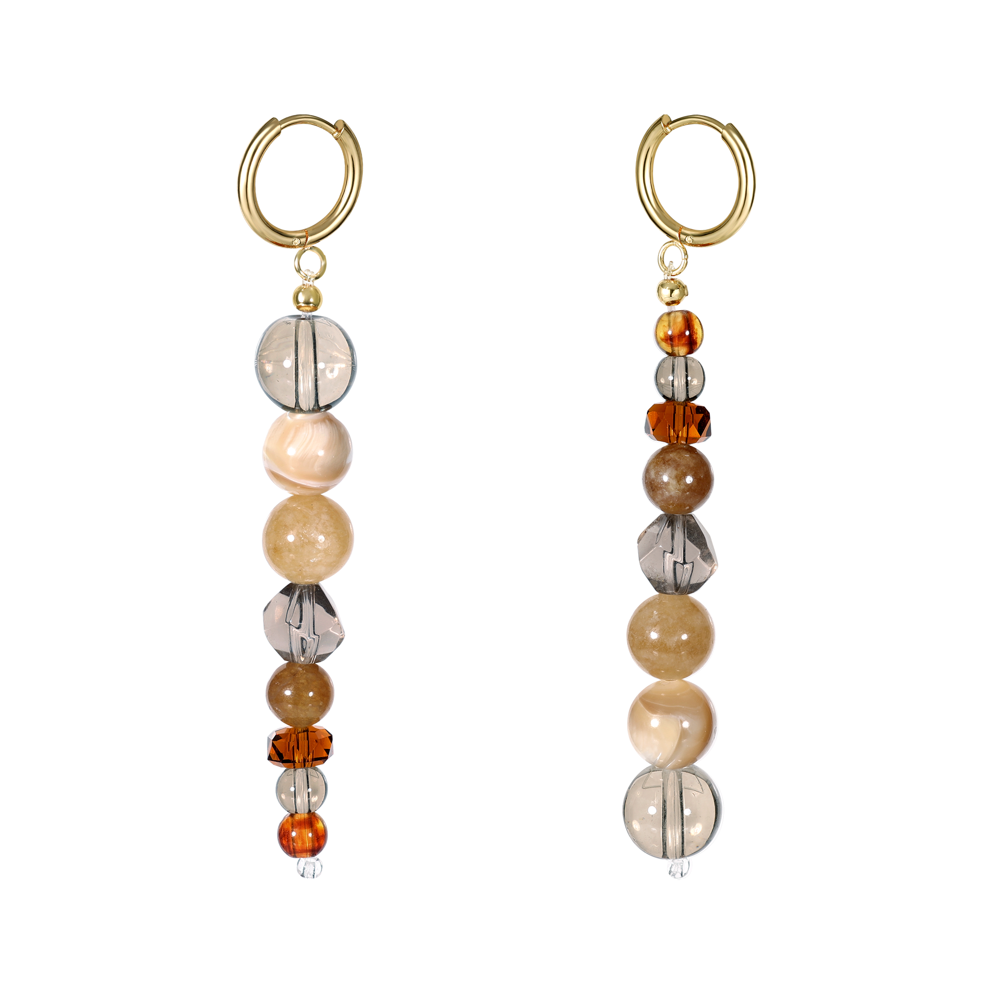 Mocha Tumble Earrings