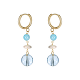 Small Wave Earrings