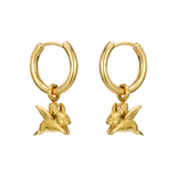 Flying Bunny Earrings