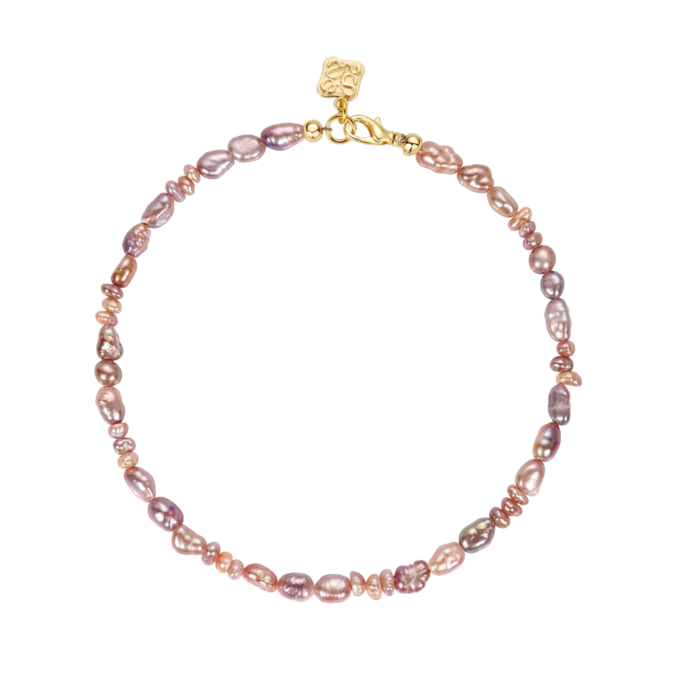 Mauve Pearls Bracelet